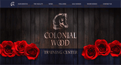 Desktop Screenshot of colonialwood.com